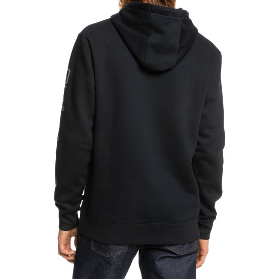 Men’s Omni Logo Hood Pullover Hoodie Sweatshirts, Black, XX-Large