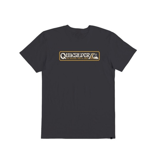  Men’s Short Sleeve Graphic T-Shirt Tee, Charcoal, Medium