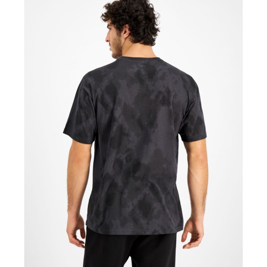  Men’s Victory Tie-Dyed T-Shirt (Black Tie Dye, Small)