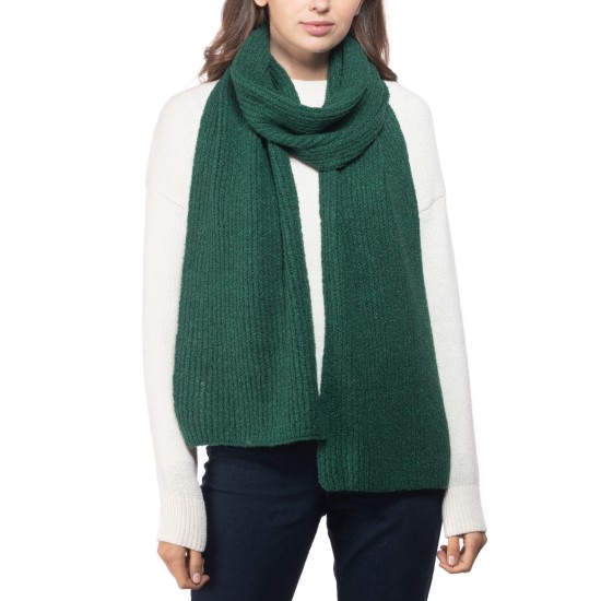 Style & Co Rib Solid Scarf With Lurex, Green, One Size