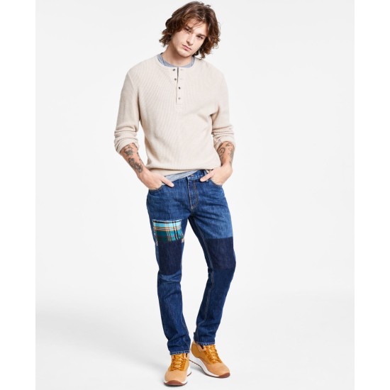  Men's Edgar Slim Fit Jeans, Navy, 40 REG