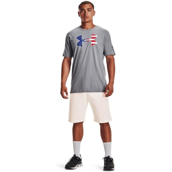  Men’s New Freedom  T-Shirt , Gray (035)/Royal , Medium