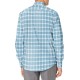  Men’s Regular Fit Check Stain Shield Dress Shirt, Light Blue 16 -16.5 Neck 32 -33 Sleeve