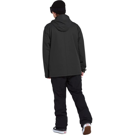  mens 17Fourty Insulated Snowboard Jacket, Black, Medium