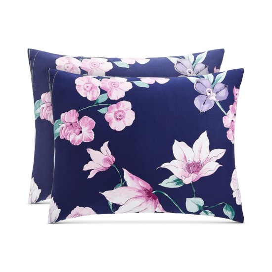  Collection Midnight Floral 2-Pc. Twin/Twin Comforter Set, Navy