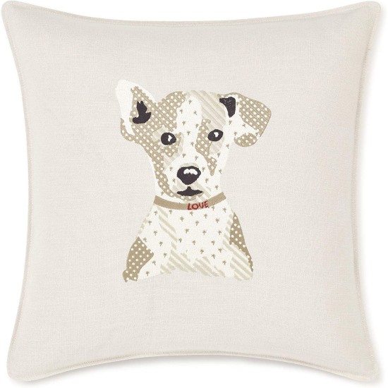  20″ L x 20″ W Augie Embroidered Square Pillow