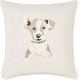  20″ L x 20″ W Augie Embroidered Square Pillow