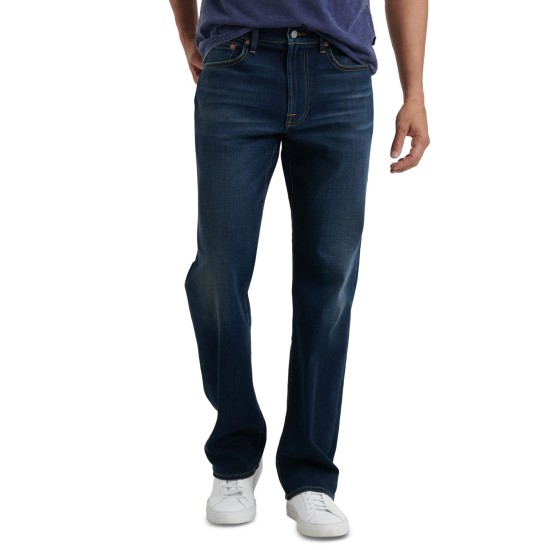  Men’s 181 Relaxed Straight Jean, Navy, 34W X 32L
