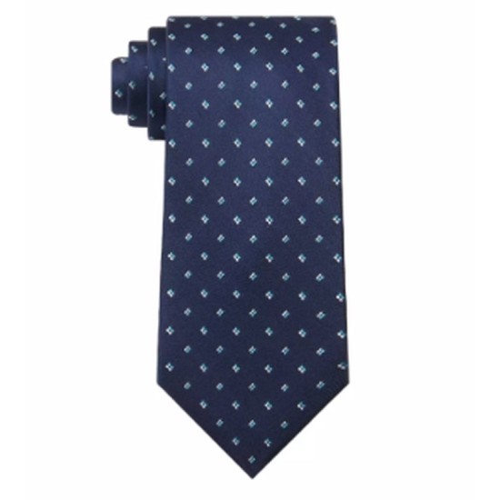  Men’s Classic Pip Neat Tie, Aqua