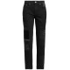  BLACK WASH Women’s Patchwork Relaxed Tapered Jeans, 10, Black