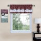  Live, Love, Laugh Window Curtain Tier Pair and Valance Set, 58×36