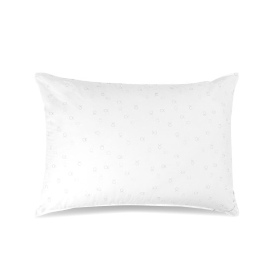  Tossed Logo Down Alternative Pillow, Standard/Queen, White