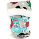  Mickey Mouse Travel Blanket and Santa Hat, Gray, 70x52