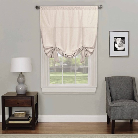  Kendall Blackout Tie-Up Shade, 42″ x 63″