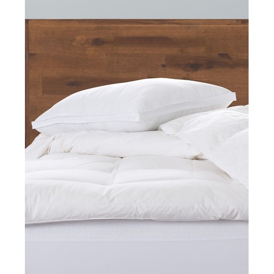  Overstuffed Luxury Plush Med/Firm Gel Filled Side/Back Sleeper Pillow, White, 20″ x 35″