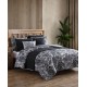  Marilyn 8-Pc. Full/Queen Comforter and Coverlet Set, Charcoal, Full/Queen