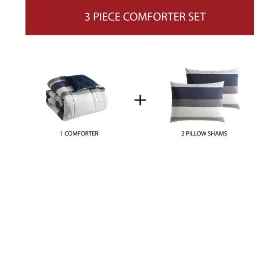  Tanner Reversible 2-Pc. Twin Comforter Set