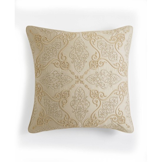  Engraved Paisley Decorative Pillow, 18″ x 18″