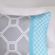  Teal/Gray Sarah Comforter Set Twin/Twin XL 4pc