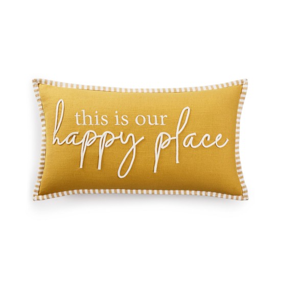  This is Our Happy Place Oblong Pillow,14X24