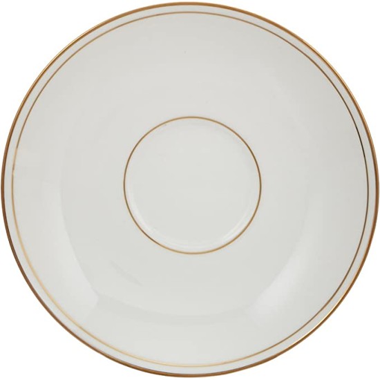  Federal Gold 5-Piece Place Setting, White