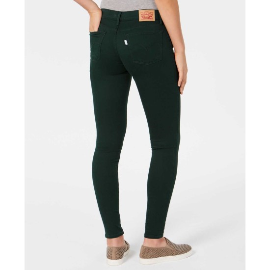 Levi’s 710 Super Skinny Colored Jeans (Dark Green, W24 L30)