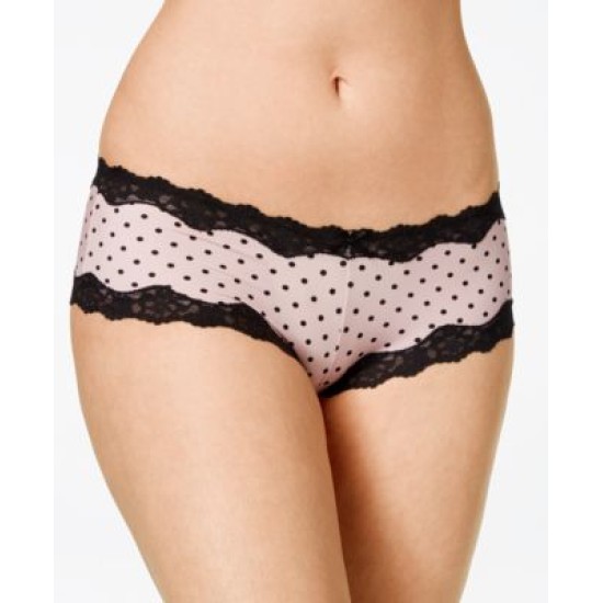  Scalloped Lace Hipster 40823 Sassy Pearl Blush Dot With Black 5