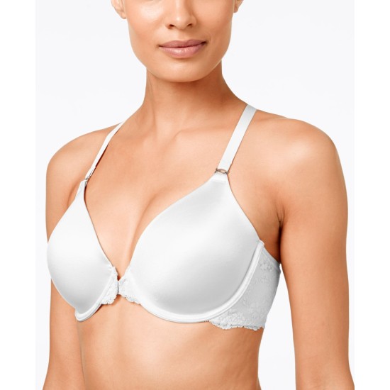  Women’s Pure Genius T-Back Bra, White, 38B