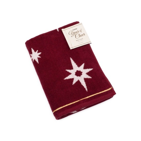  Starlight Hand Towels, 16″W x 28″, Wine