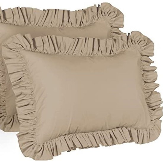  Standard Ruffle Pillow Cover, Pack of 2