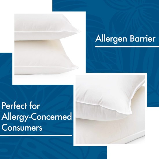  Island Living Allergy Relief Pillow (Set of 2) – White