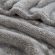  | Plush Collection | Grey High Pile Plush Throw, 50″ x 60″