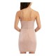  Womens Juniors’ Drape-Front Dress, Light Pink/M