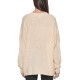  Jeans Women’s Sweater, Mascarpone/Wheat, Large