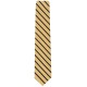  Men’s Classic Stripe Tie, Gold