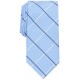  Men’s Rodick Slim Grid Tie, Light Blue