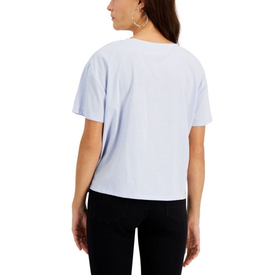  Juniors’ Ny Short-Sleeve T-Shirt Light Blue/S