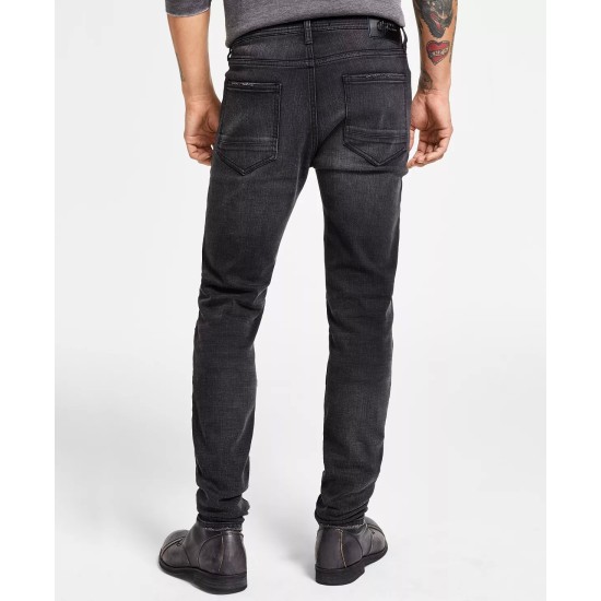  Men’s Moto Super-Slim Fit Jeans, Indian, 34×32