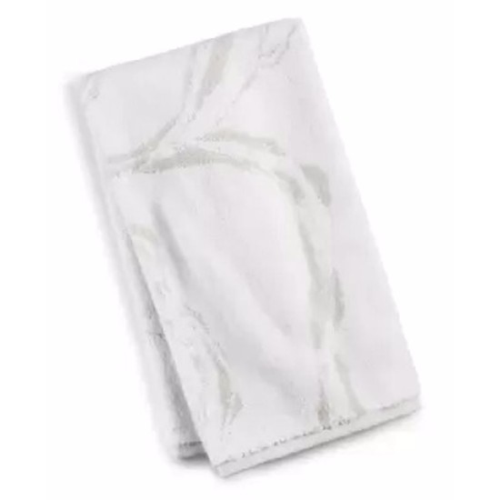  20″ x 30″ Marble Turkish Cotton Fashion Hand Towel, Gray