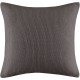  Bree Knit Throw Pillow Cover, Casual Square Decorative Pillow Cover, 20X20 , Charcoal