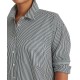 LAUREN Ralph Lauren Plus Size Striped Cotton Broadcloth Shirt XLarge