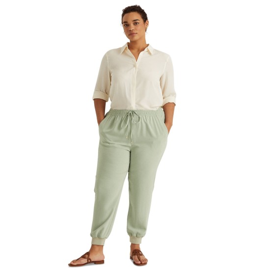 Lauren Ralph Lauren Women’s Plus Size Crepe Sweatpants ,22W