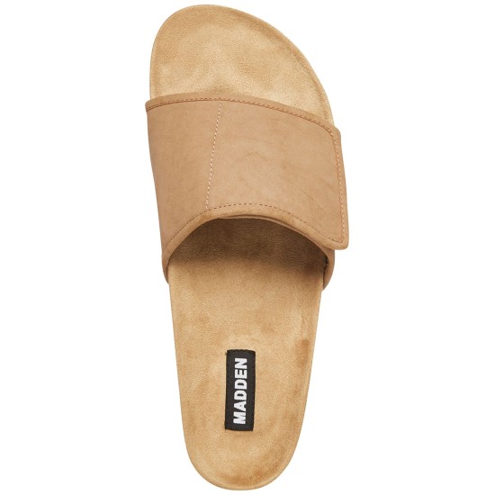  Men’s Taisto Slide Sandals Slipper, Light Beige, 10.5