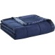  Blue Down Alternative Bed Blanket, King 