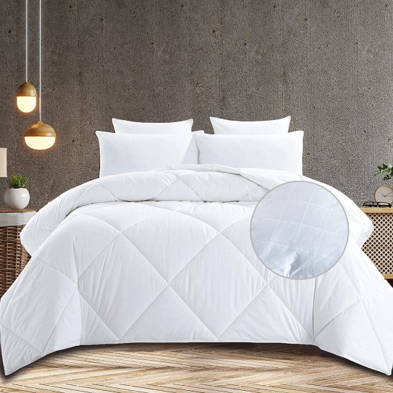  Down Alternative Comforter Duvet Insert, White, Twin