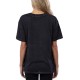  Juniors’ Tropic Dust Oversized T-Shirt, Black/XL