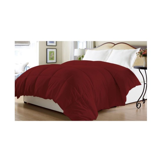  Down Alternative Comforter, Full/Queen, Red