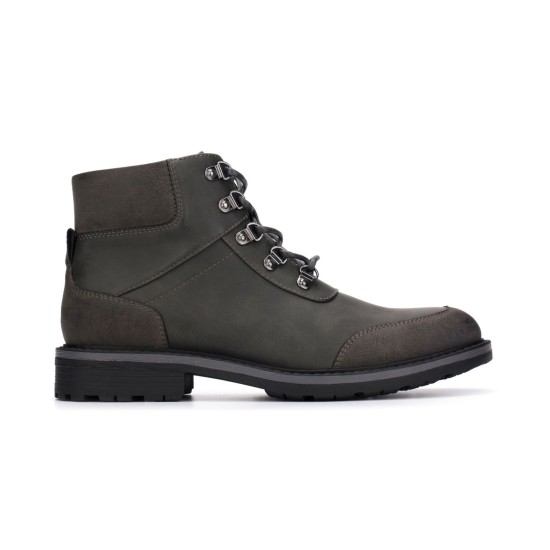  Men’s Bainx Hiker Boots Shoes, Dark Gray, 10