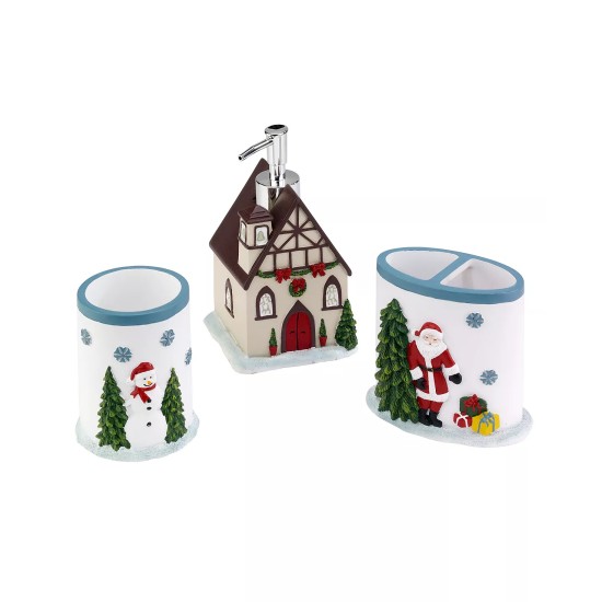  Home For Holiday Tumbler/Toothbrush Holder/Lotion Pump Box Set, Multi