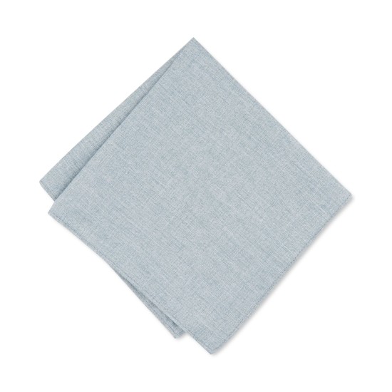 Men’s Modern Solid Pocket Square, Grey
